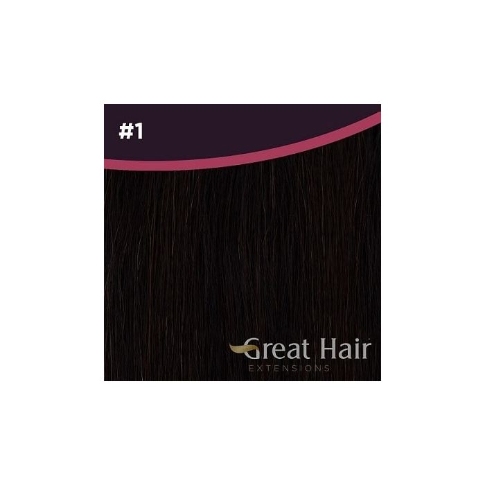 Great Hair Extensions Natural Straight #1 30cm main product photo