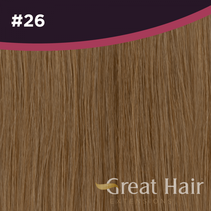 Great Hair Extensions Full Head Clip In - straight #26 50cm main product photo