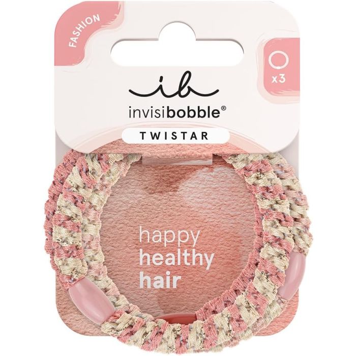 Invisibobble Twistar Blush Braids 3st main product photo