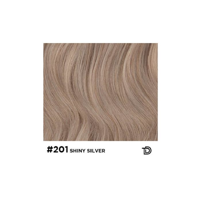 Double True Natural Straight 201 Shiny Silver 30cm main product photo