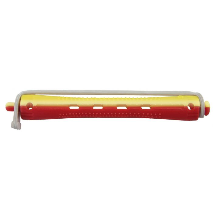 Comair Permanentwikkels lang geel/rood 9mm 12 stuks main product photo