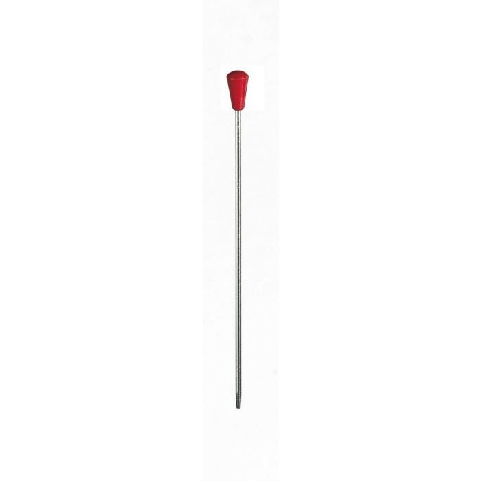 Comair Metalen spelden met plastic kop, kleur rood, 85 mm Rood 50st main product photo