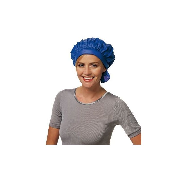Comair Kunststof permanentmutsje met klittenband blauw main product photo