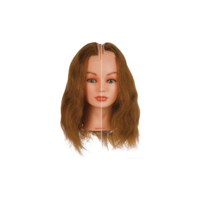 Sibel Haarstrip Rechts & Links middenbruin main product photo