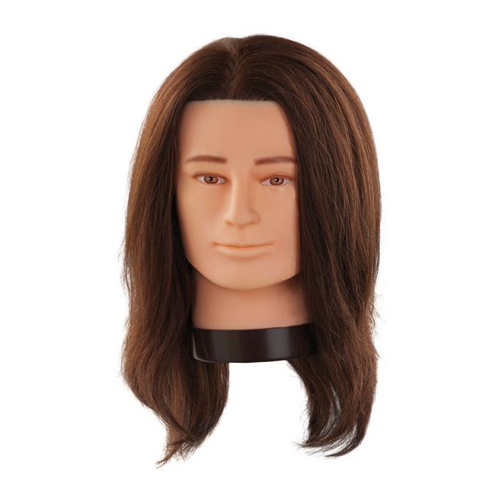 Comair Oefenhoofd Simon zonder baard bruin 35cm main product photo
