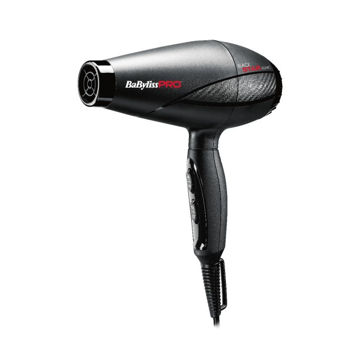 Babyliss PRO Black Star Ionic Dryer Zwart 2200W main product photo
