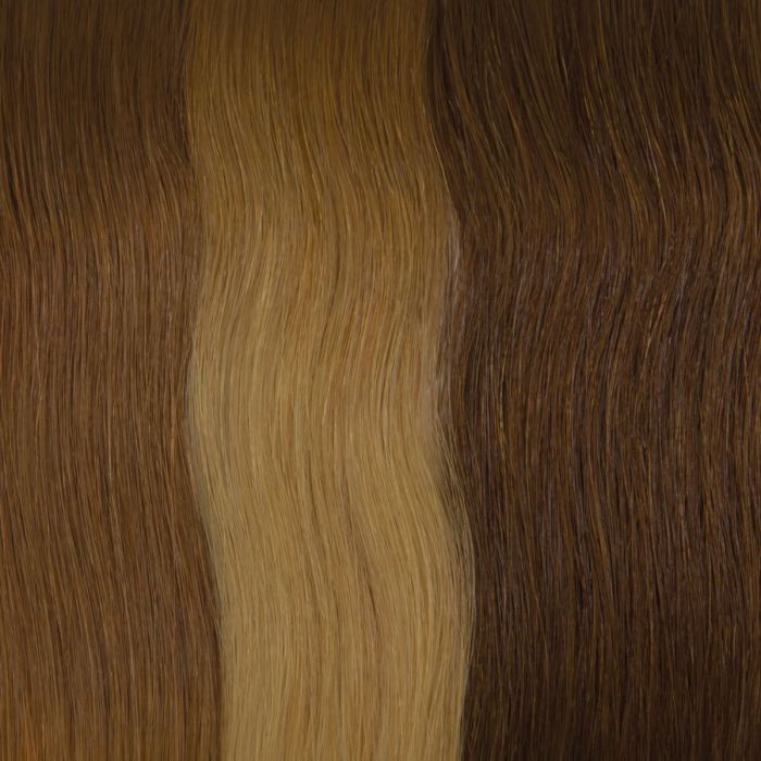 Balmain Tape Extensions - natural straight - 20 tapes #9.8G 40cm main product photo