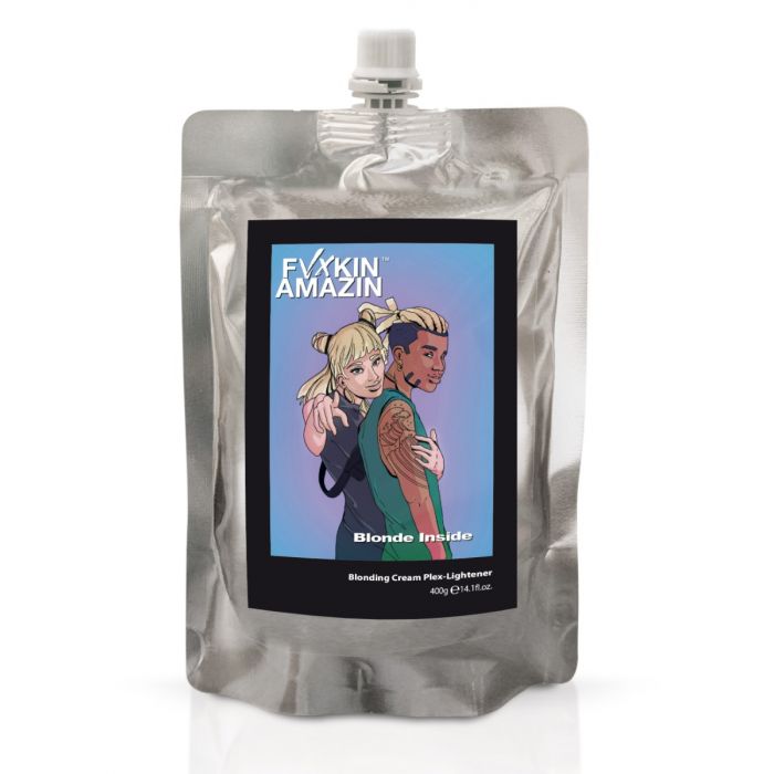 Fvxkin Amazin BLONDE INSIDE - WHITE LIGHTENING PLEX CREAM 400 gr main product photo