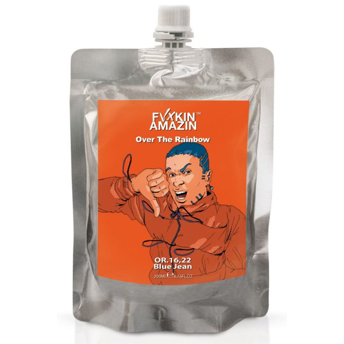 Fvxkin Amazin OVER THE RAINBOW - DIRECT PIGMENT MASK BLUE-JEAN 200 ml main product photo