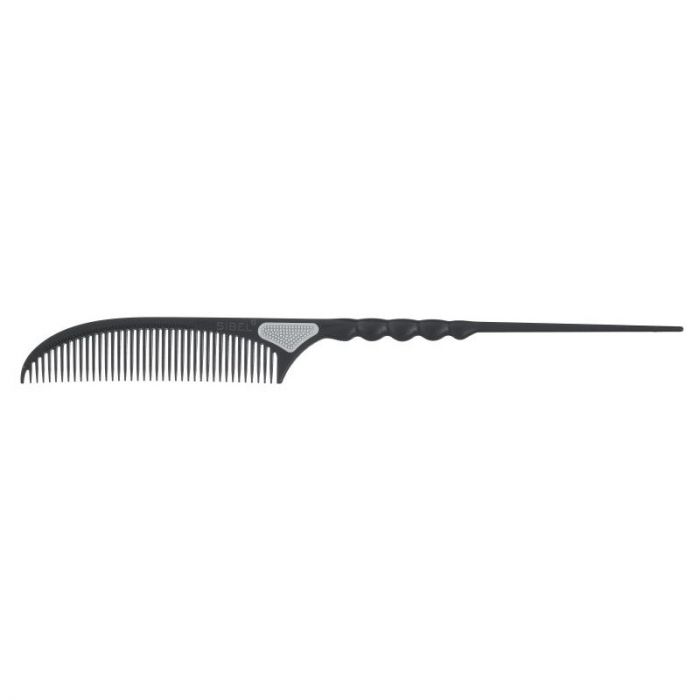 Sibel Carbon Staartkam Zwart 22cm main product photo