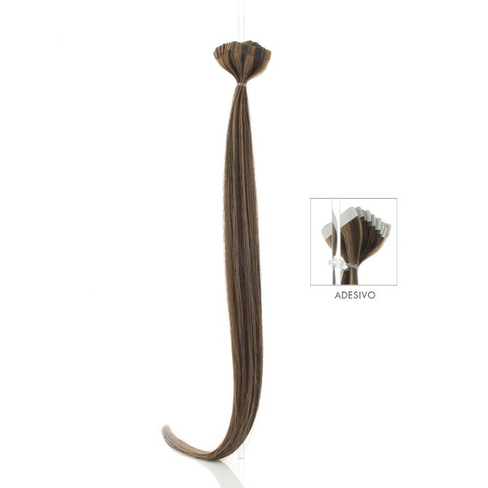 Di Biase Tape extensions - natural straight - 50cm - 10 stuks #4/14 50cm main product photo