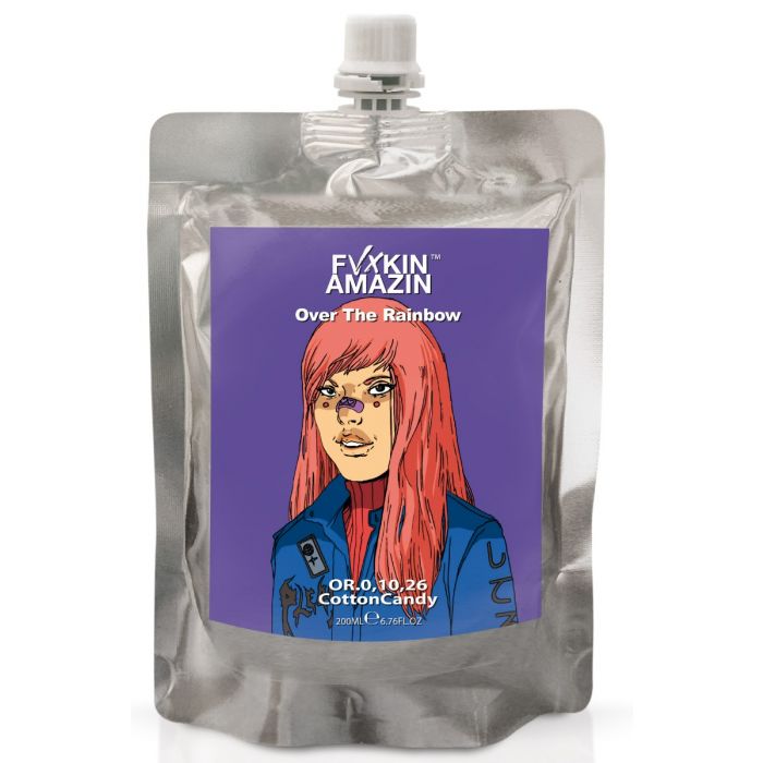 Fvxkin Amazin OVER THE RAINBOW - DIRECT PIGMENT MASK COTTON CANDY 200 ml main product photo