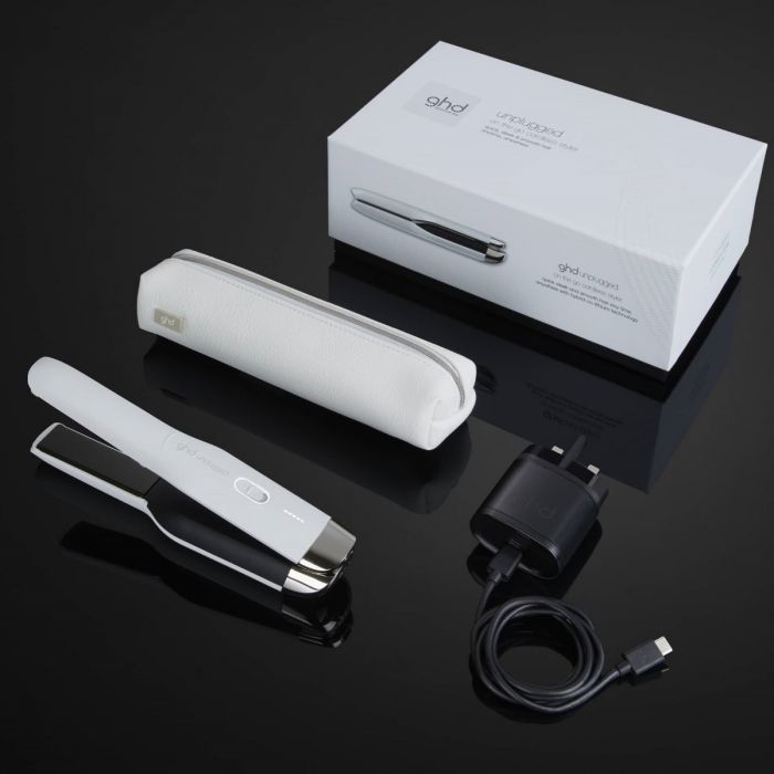 ghd Unplugged Styler White main product photo