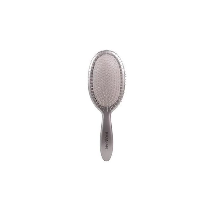 Framar Detangle Brush Metallic Silver main product photo