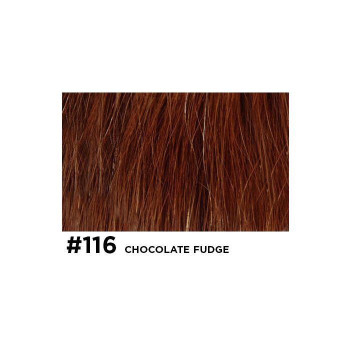 Double True Clip In - natural straight 116 - Chocolate Fudge 50cm main product photo