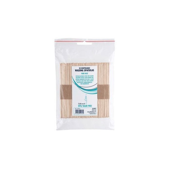 Sibel Epil'Hair Pro Wegwerpspatels 50st 113x10x2mm main product photo