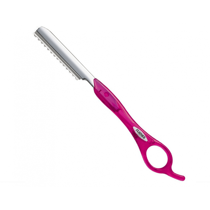 Feather Styling Razor Transparant Pink main product photo