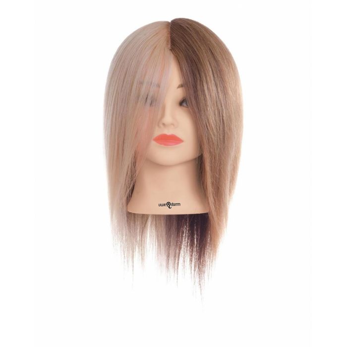 Uwe Damm Oefenhoofd Heidi 5-part brown, darkblond, lightblond, lightgrey, darkgrey 20 cm main product photo