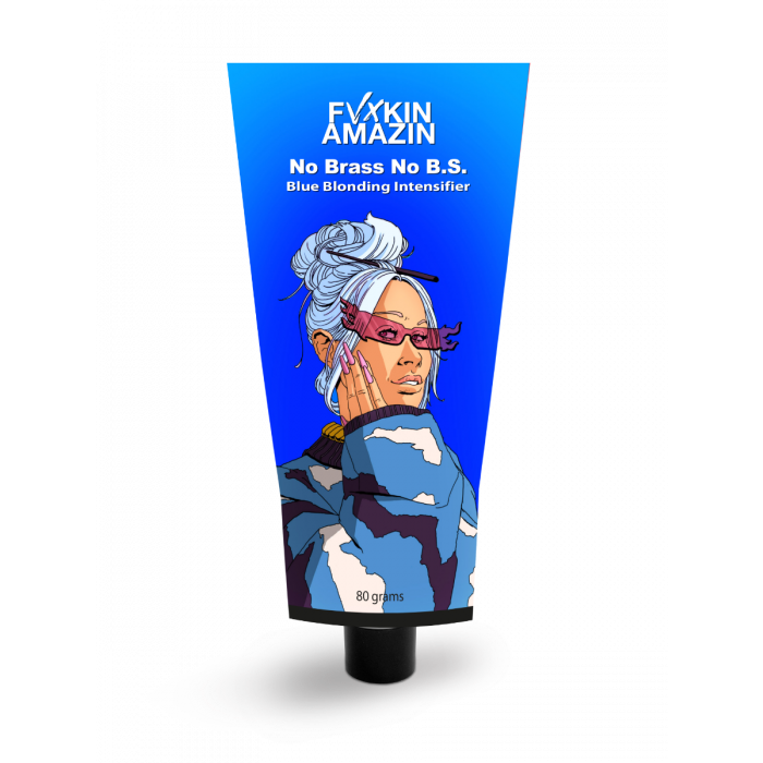 Fvxkin Amazin NO BRASS, NO BS BLONDING ANTIYELLOW INTENSIFIER 80 gr main product photo