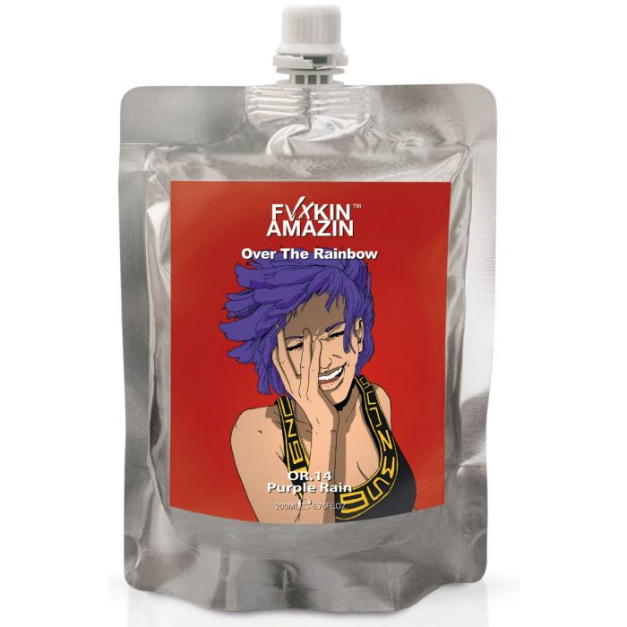 Fvxkin Amazin OVER THE RAINBOW - DIRECT PIGMENT MASK PURPLE RAIN 200 ml main product photo