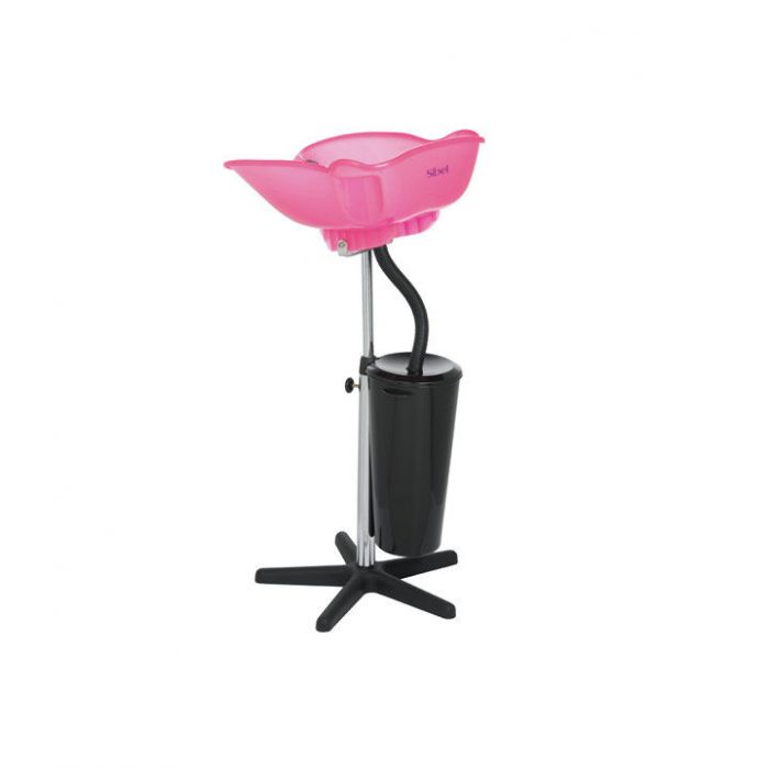 Sibel Compact staande wasbak + reistas Roze main product photo