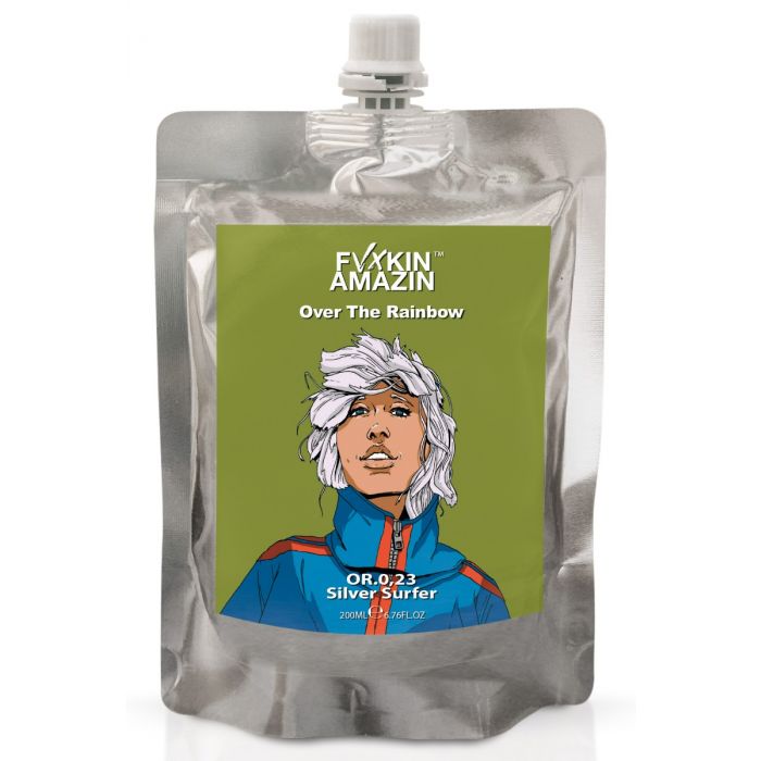 Fvxkin Amazin OVER THE RAINBOW - DIRECT PIGMENT MASK SILVER SURFER 200 ml main product photo