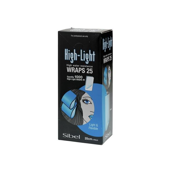 Sibel High-Light Wraps 1000st 10x25cm main product photo