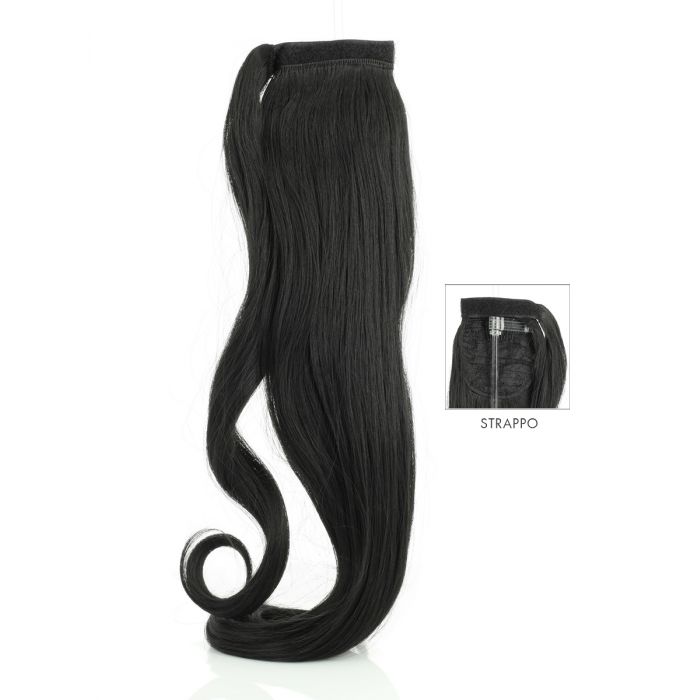 Di Biase Ponytail - straight - 70cm - #1B main product photo