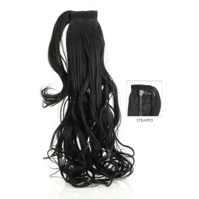 Di Biase Ponytail - wavy - 70cm - #1B main product photo