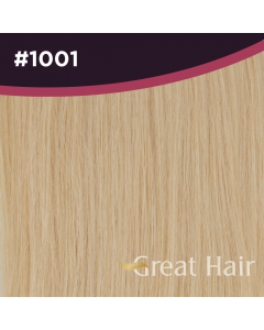 Great Hair Extensions Full Head Clip In - wavy #1001 50cm