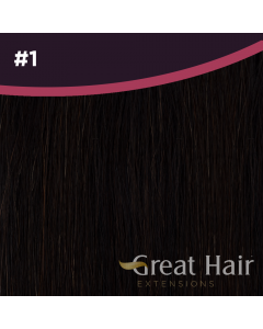 Great Hair Extensions - 40cm - natural straight - #1