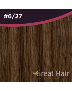 Great Hair Tape Extensions - 40cm - natural straight - #6/27