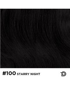 Double True Hair Extensions - 40cm - natural straight - 100 Starry Night