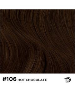 Double True Hair Extensions - 40cm - natural straight - 106 Hot Chocolate