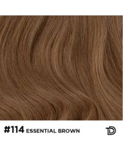 Double True Hair Extensions - 30cm - natural straight - 114 Essential Brown