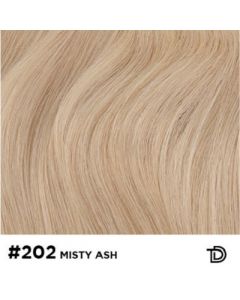 Double True Hair Extensions - 40cm - natural straight - 202 Misty Ash