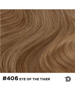 Double True Hair Extensions - 40cm - natural straight - 406 Eye of the Tiger