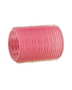 Comair Kleefrollers - roze 44 mm  12 stuks