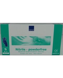 Abena Nitril-Handschoenen poedervrij Maat S blauw 100st