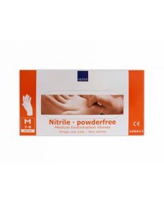 Abena Nitril-Handschoenen poedervrij Maat M wit 100st