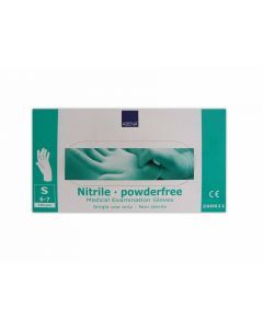 Abena Nitril-Handschoenen poedervrij Maat S wit 100st