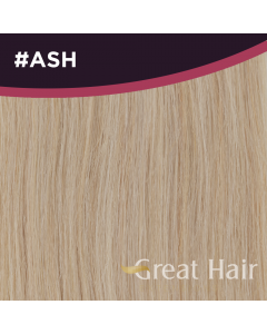 Great Hair Extensions Full Head Clip In - wavy #ASH 50cm