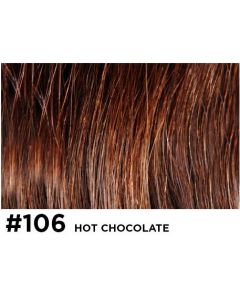 Double True Clip In - 50cm - natural straight - 106 Hot Chocolate