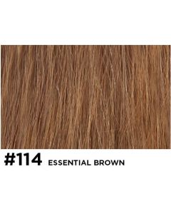 Double True Hair Extensions - 30cm - natural straight - 114 Essential Brown