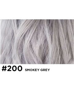 Double True Clip In - 50cm - natural straight - 200 Smokey Grey