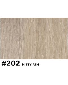 Double True Clip In - 50cm - natural straight - 202 Misty Ash