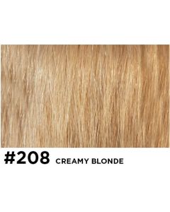 Double True Clip In - 50cm - natural straight - 208 Creamy Blonde