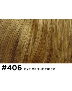 Double True Clip In - 50cm - natural straight - 406 Eye of the Tiger