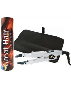 Great Hair Extensions warmtetang incl. hittebestendige etui