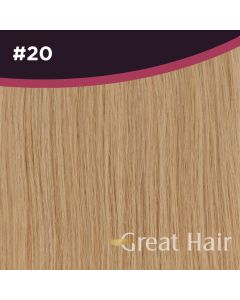 Great Hair Extensions Full Head Clip In - straight #20 40cm